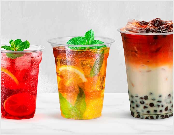 Plastic Glasses Combo